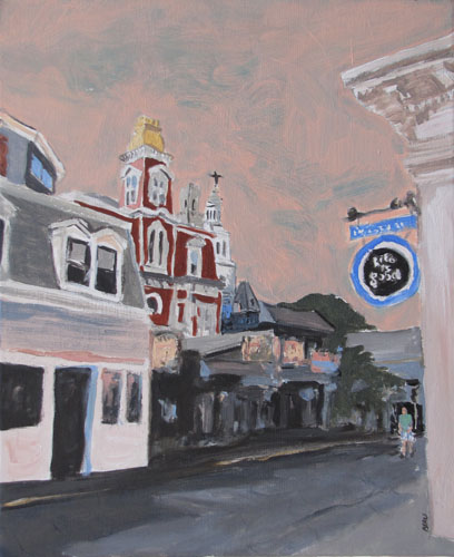 Provincetown life is good - 8F (46x38) - huile sur toile